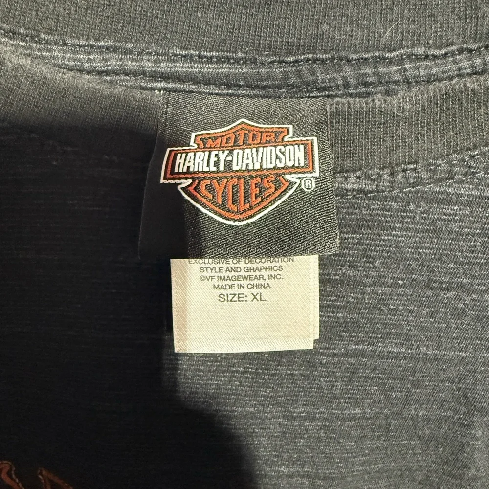 Harley-Davidson Men's Charcoal Sweatshirt, Size XL - Picture 8 of 9